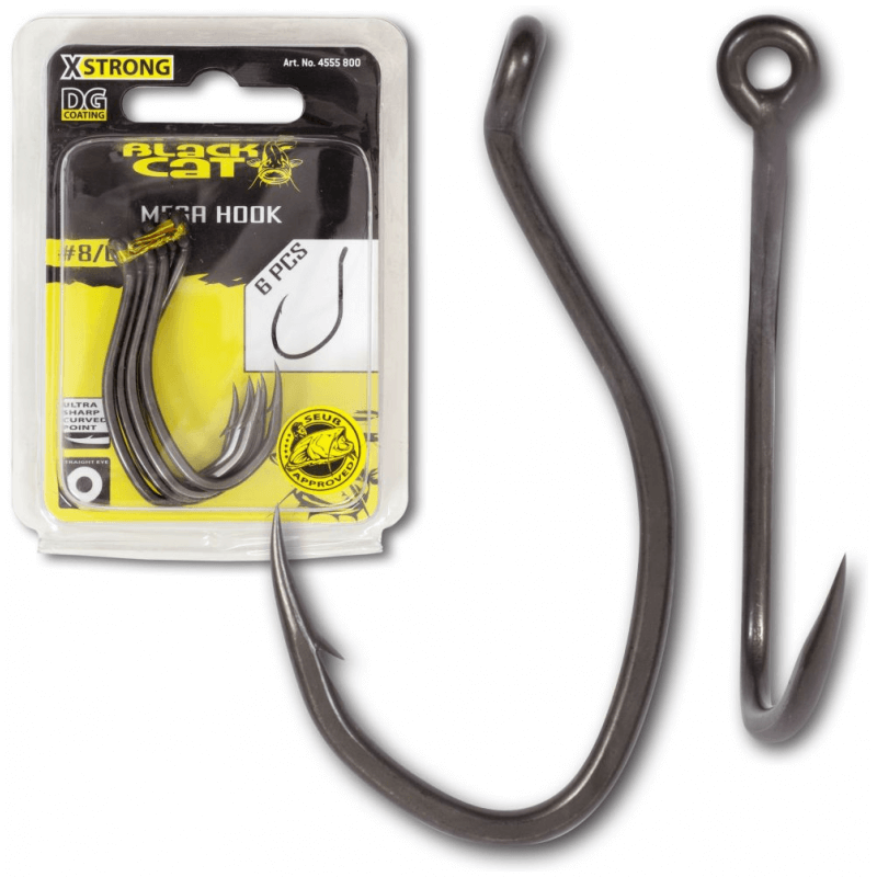 Hameçon Mega Hook DG - BLACK CAT