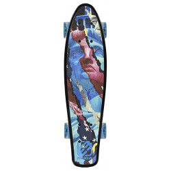 Skateboard Vintage Single Kick 22,5" Liberty - FREEGUN