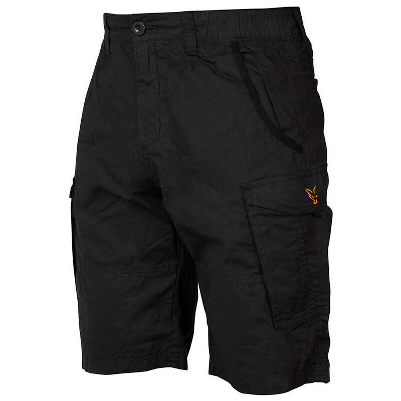 short combat noir et orange fox