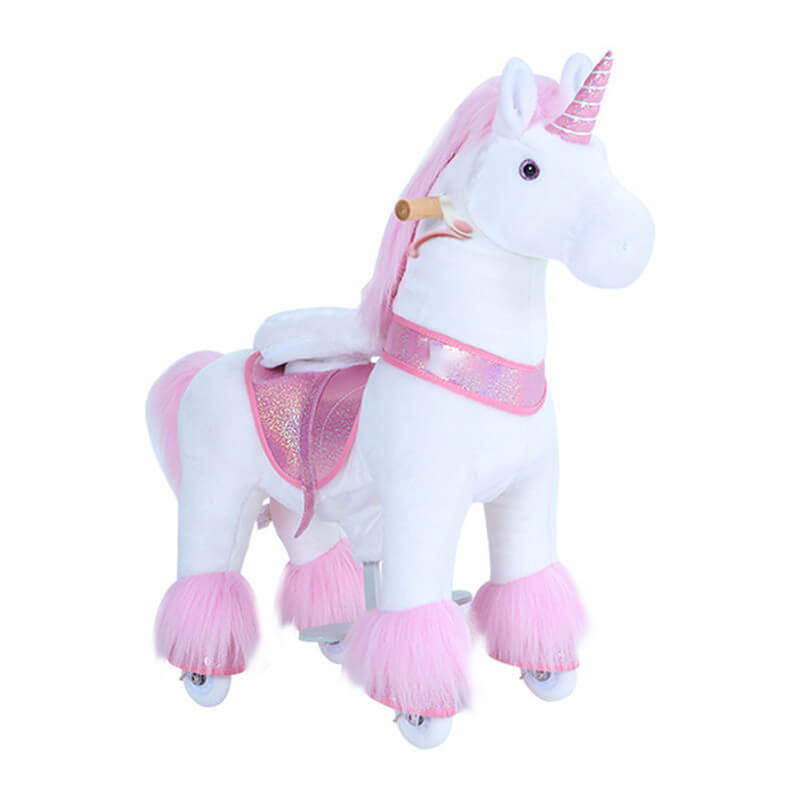 Ponycycle avec frein - Rose Licorne - Petit modèle