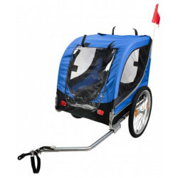 Remorque bleue pour chien - BIKE ORIGINAL