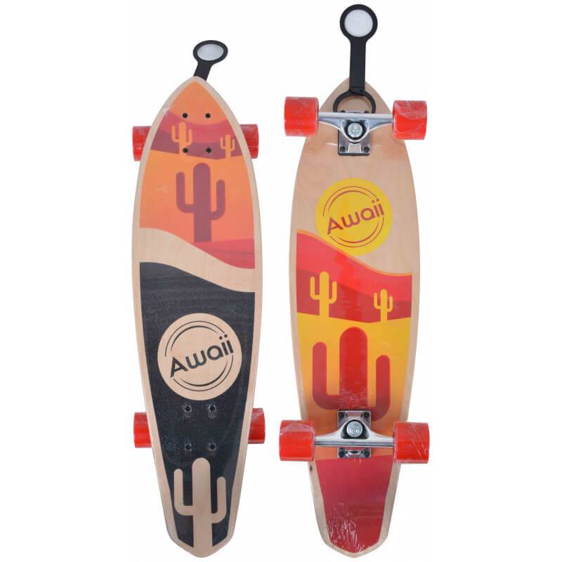 Longboard mini en bois 32" cactus