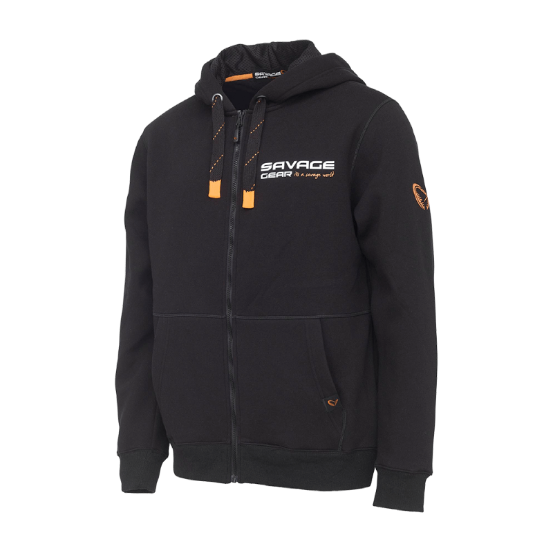 Sweat Urban Zip Hoodie Black Ink - SAVAGE GEAR