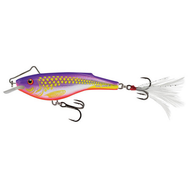Rail Shad Sinking holographic purpledescent
