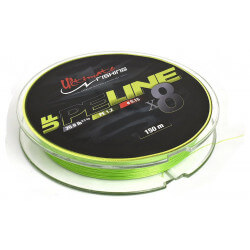 Tresse UF PE LINE x8 150 - Chartreuse - ULTIMATE FISHING