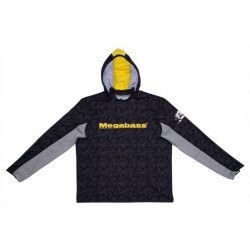 Sweat Game Hoodie Black - MEGABASS