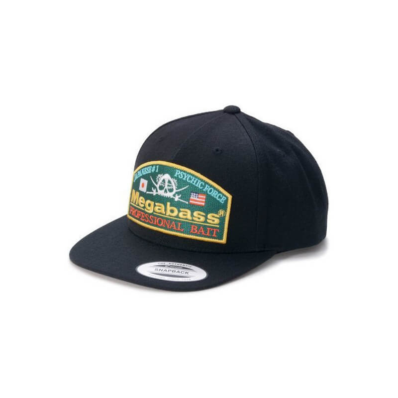 casquette psychic snapback black/green