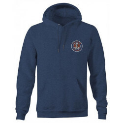 Sweat à capuche Displacement Hoodie - Navy Heather - GRUNDENS