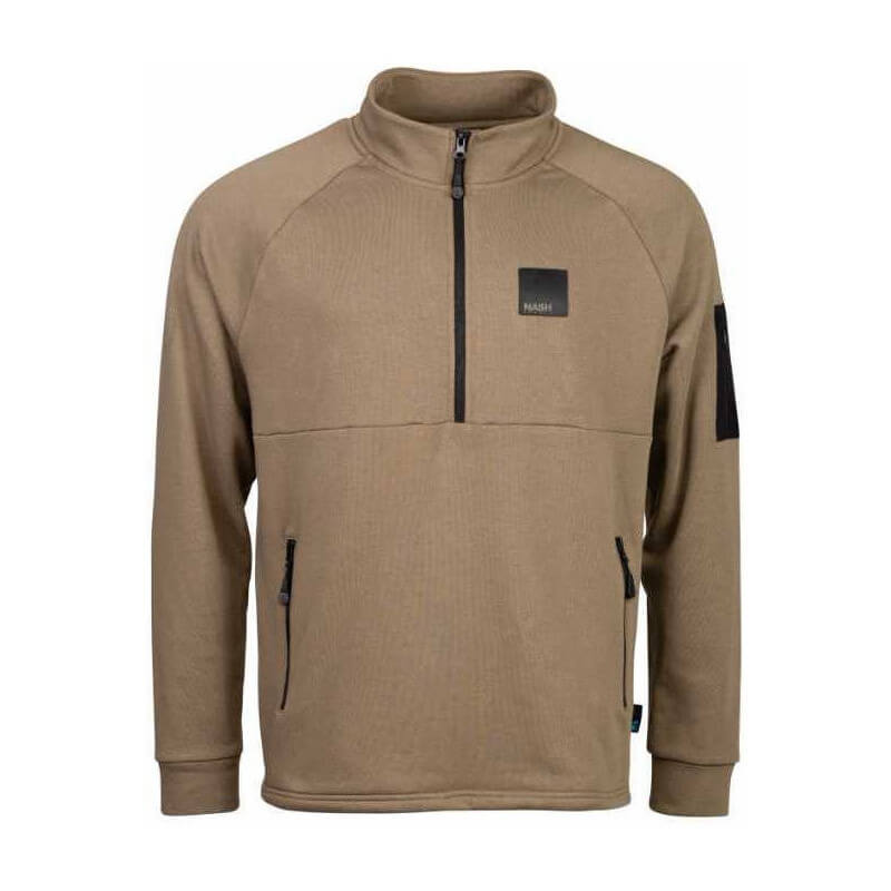 sweat half zip jumper