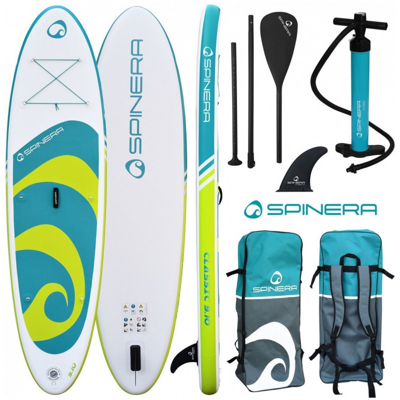 Pack stand up paddle sup SPINERA gonflable Classic 9'10