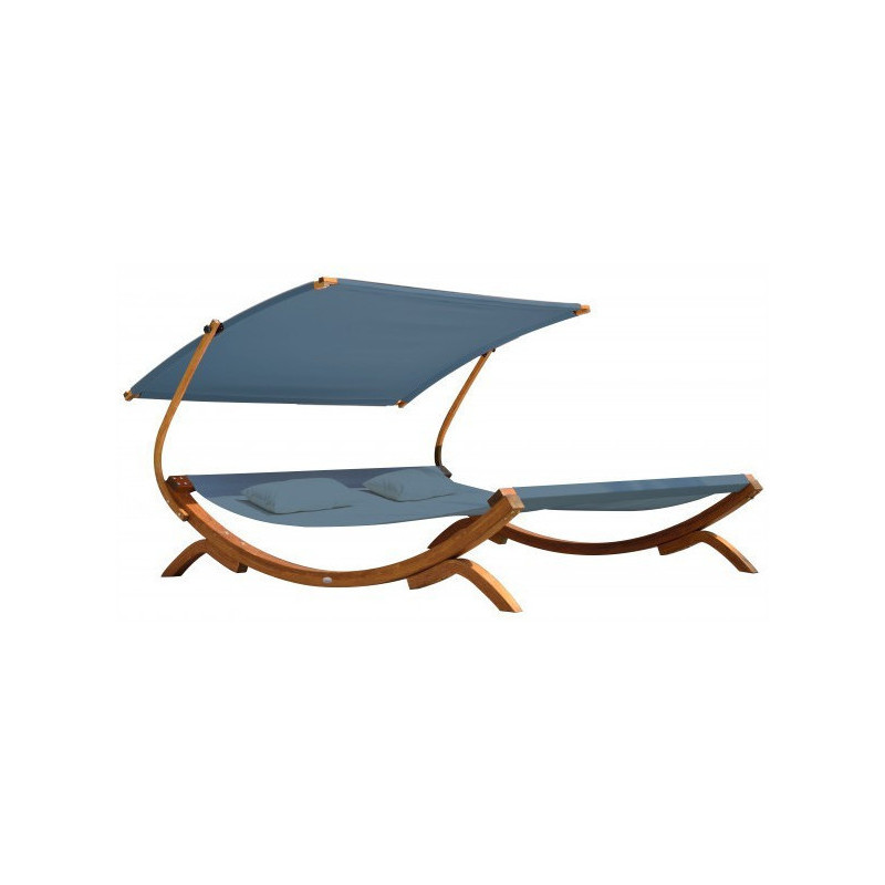 chaise longue mallorca bleu