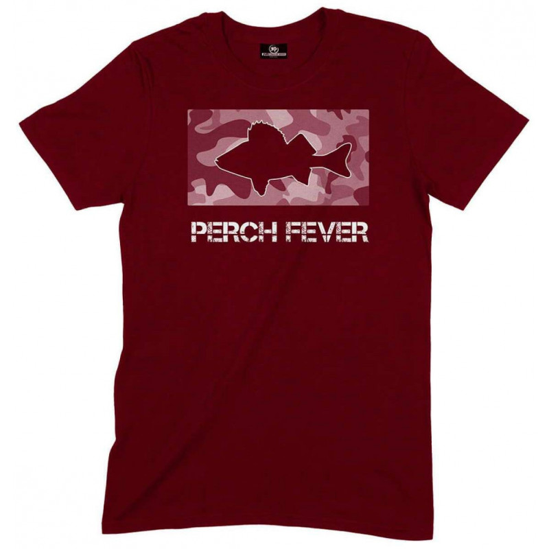 t-shirt perch burgundy