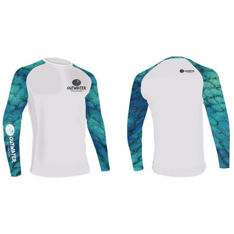 t-shirt camp one fish scale