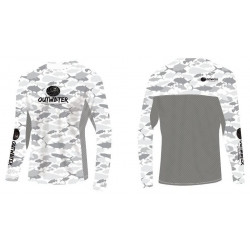 T-shirt manches longues UPF50+ Spreks - Fish Camo - OUTWATER