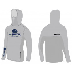 Sweat à capuche Guerilla Pro UPF50+ Gray - OUTWATER