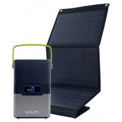 Pack station d'énergie portative IZYWATT 250 et panneau solaire pliant 30W
