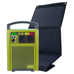Pack station d'énergie portative IZYWATT 288 + Panneau solaire 30W - ORIUM