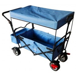 Chariot à tirer pliable bleu/gris AB210 - AXI