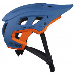 Casque Scrambler Bleu/Orange - KENNY