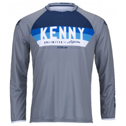 Maillot Elite Gris/Bleu - KENNY