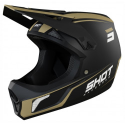 Casque Rogue United Black/Gold Matt - SHOT