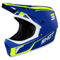 Casque Rogue United Blue/Neon Yellow Glossy - SHOT