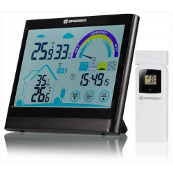 Thermo-Hygromètre VentAir avec écran tactile et Recommandation de ventilation - BRESSER