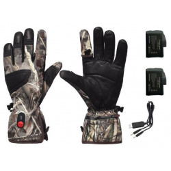 Gants chauffants camouflage + Batterie - G-HEAT