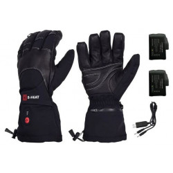 Gants de ski chauffants en cuir EVO-3 + Batterie - G-HEAT