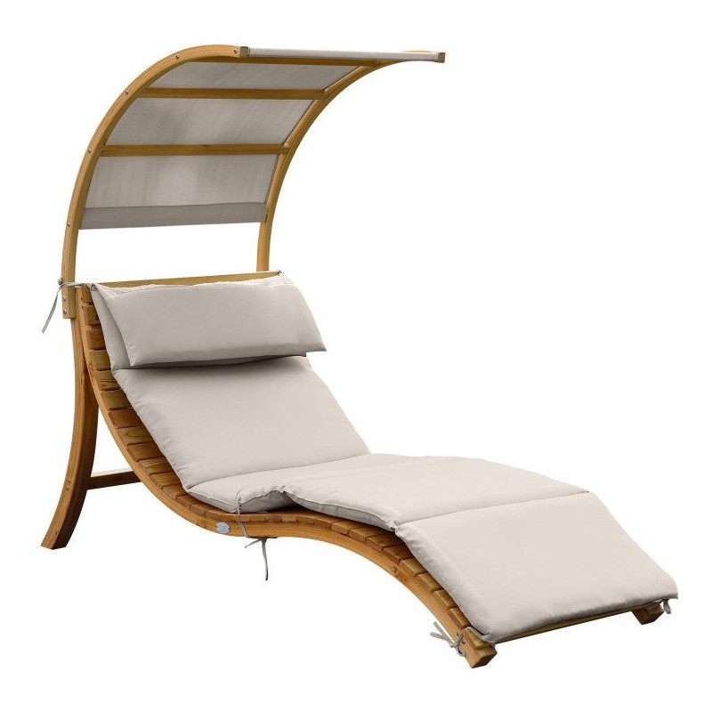 chaise longue salina beige