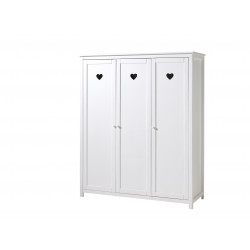 Armoire AMORI blanche 3 Portes