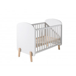 Lit pour bébé Kiddy 60x120 cm Blanc