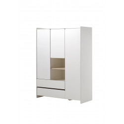 Armoire KIDDY 3 portes + 2 tiroirs