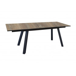 Table Agra 150/200/250 cm (6/8 places) - Plateau à lames Fundermax® - ALIZE