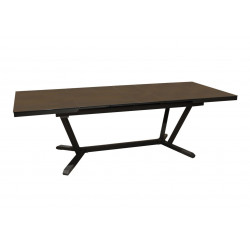 Table Vita 180/240 cm (8/10 places) - Plateau à lames Kedra® - PROLOISIRS