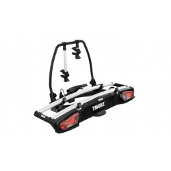 Porte vélo attache remorque Velospace XT 2 vélos Noir/Alu - THULE