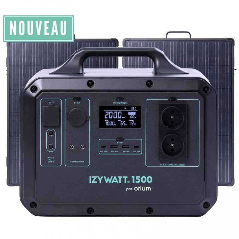 pack izywatt 1500 + 2 panneaux 315w