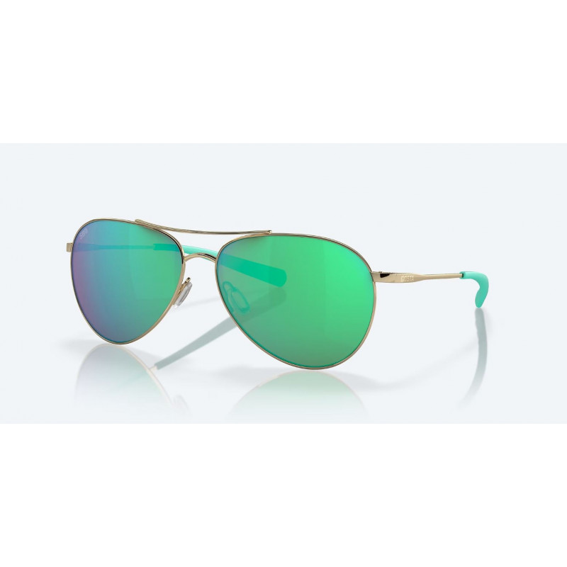 lunettes piper shiny gold green mirror 580g