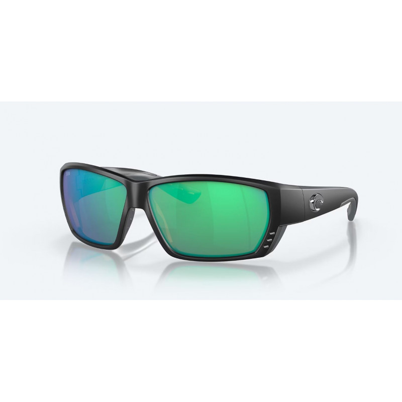 lunettes tuna alley matte black green mirror 580g