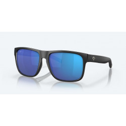 Lunettes Spearo XL - Matte Black / Blue Mirror 580G - COSTA DEL MAR