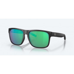 Lunettes Spearo XL - Matte Black / Green Mirror 580G - COSTA DEL MAR