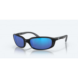 Lunettes Brine - Matte Black / Blue Mirror 580G - COSTA DEL MAR