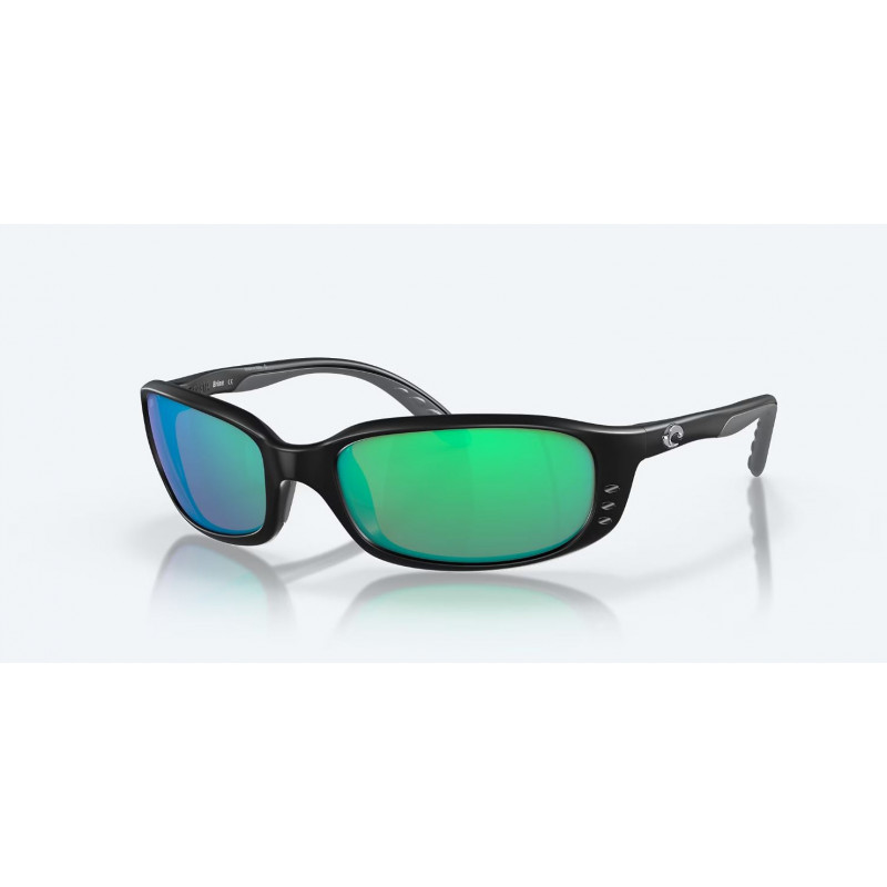 lunettes brine matte black green mirror 580g