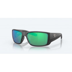 Lunettes Blackfin Pro - Matte Black / Green Mirror 580G - COSTA DEL MAR