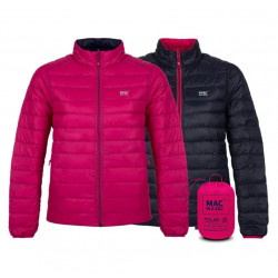 Veste légère réversible Polar pour femmes - Fuschia/Navy - MAC IN A SAC