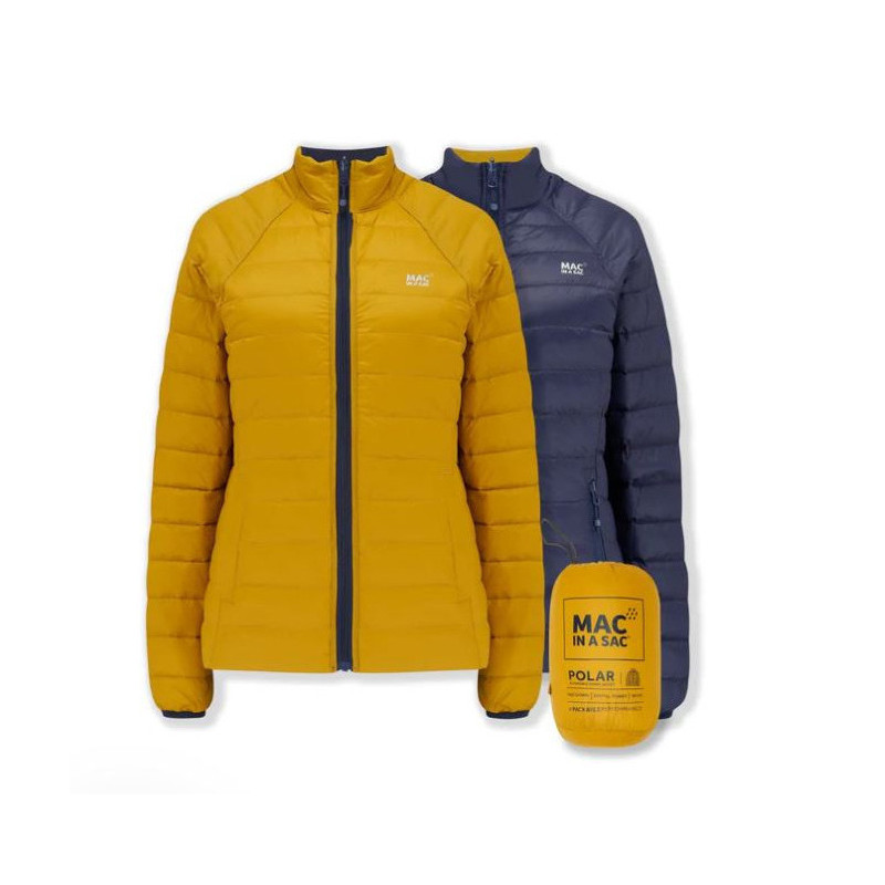 veste légère polar moutarde femme