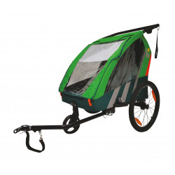 Remorque Trail Blazer Verte + Kit poussette - BELLELLI