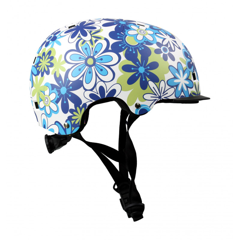 casque vélo pop+ blue blossom