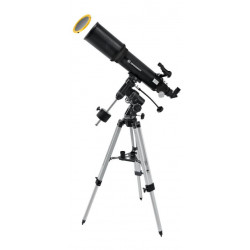 Télescope Polaris-II 102/600 EQ3 avec adaptateur smartphone et filtre solaire - BRESSER