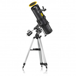 Télescope Pollux II 150/1400 EQ3 avec adaptateur smartphone et filtre solaire - BRESSER